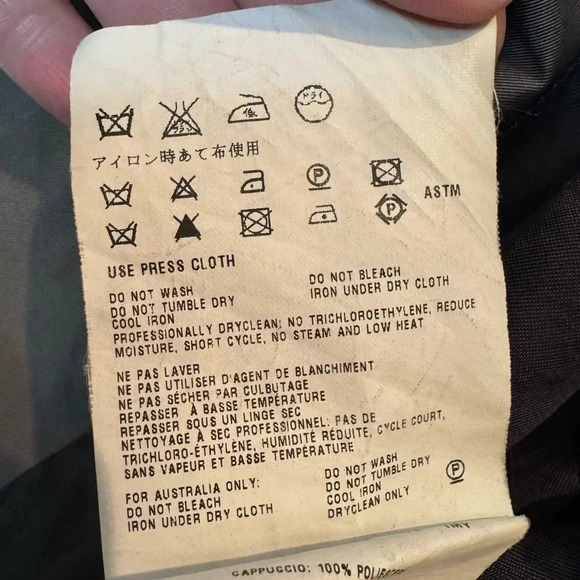 Miu Miu Made in Italy Women’s Slate Gray Windbreaker Jacket size 40 - Picture 16 of 16